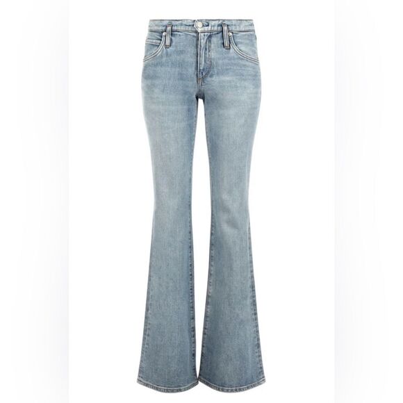 AG Jeans x Daily Blue Peace wide leg flare Denim jeans 26 or 30 NWT